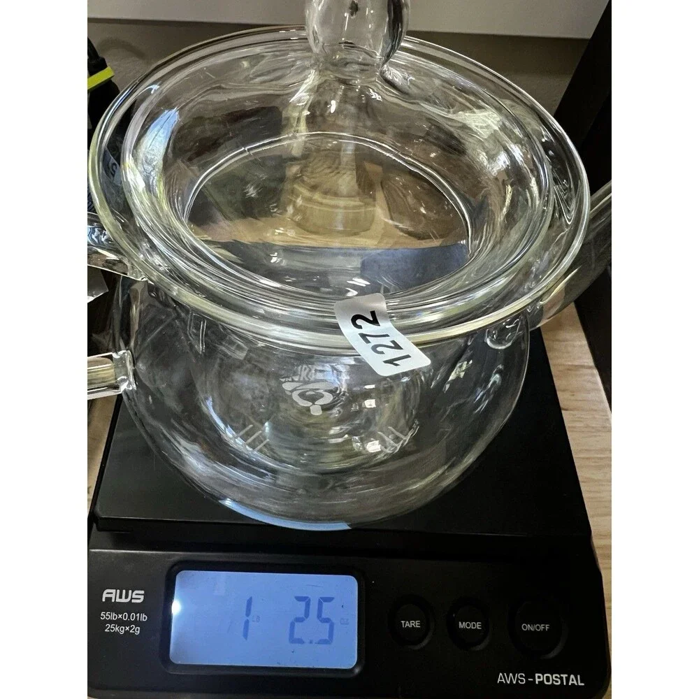 Teavana Clear Glass Teapot tea